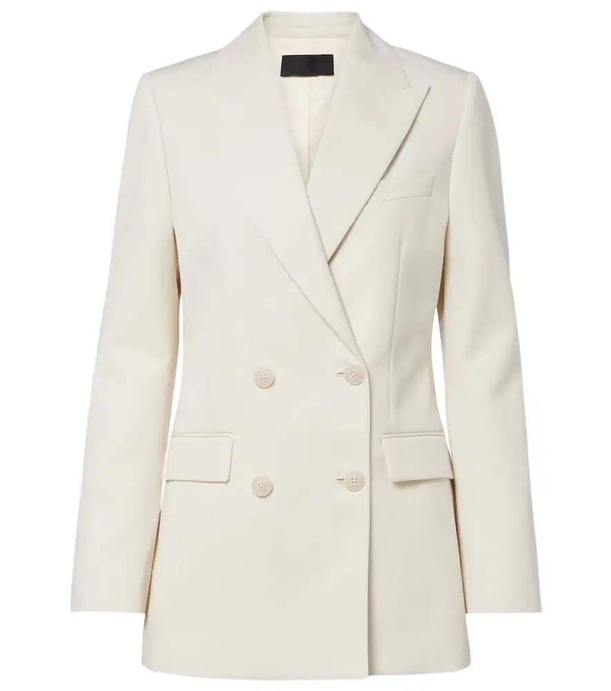 Nili Lotan Weston double-breasted virgin wool blazer