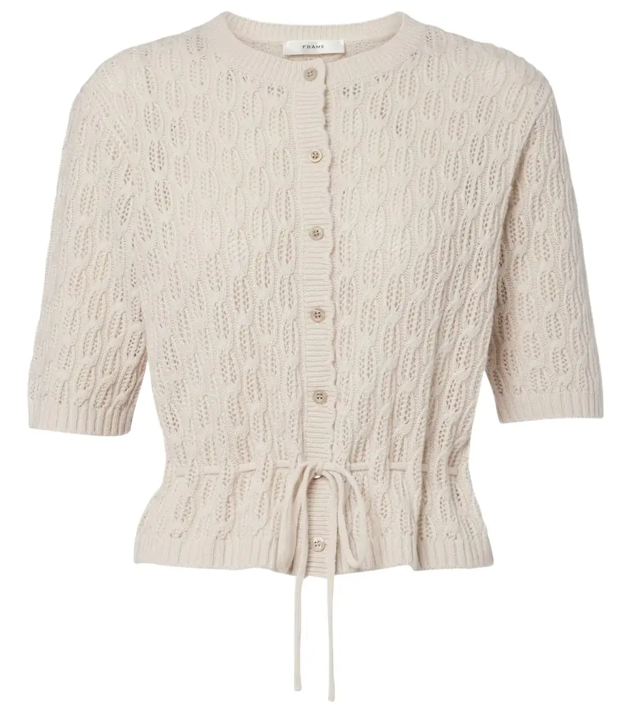 Frame Clover wool and cashmere cardigan