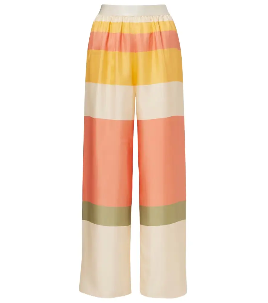 Eres Lollipop silk twill wide-leg pants