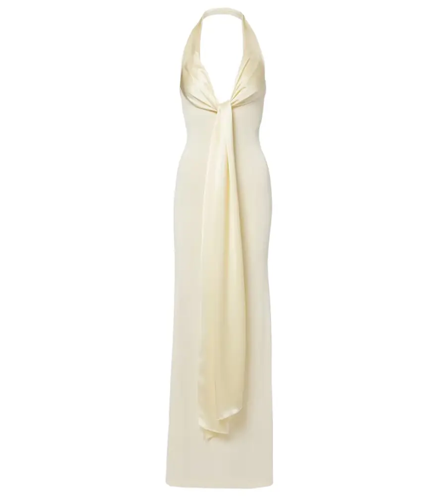 Aya Muse Nayra cotton and silk blend maxi dress