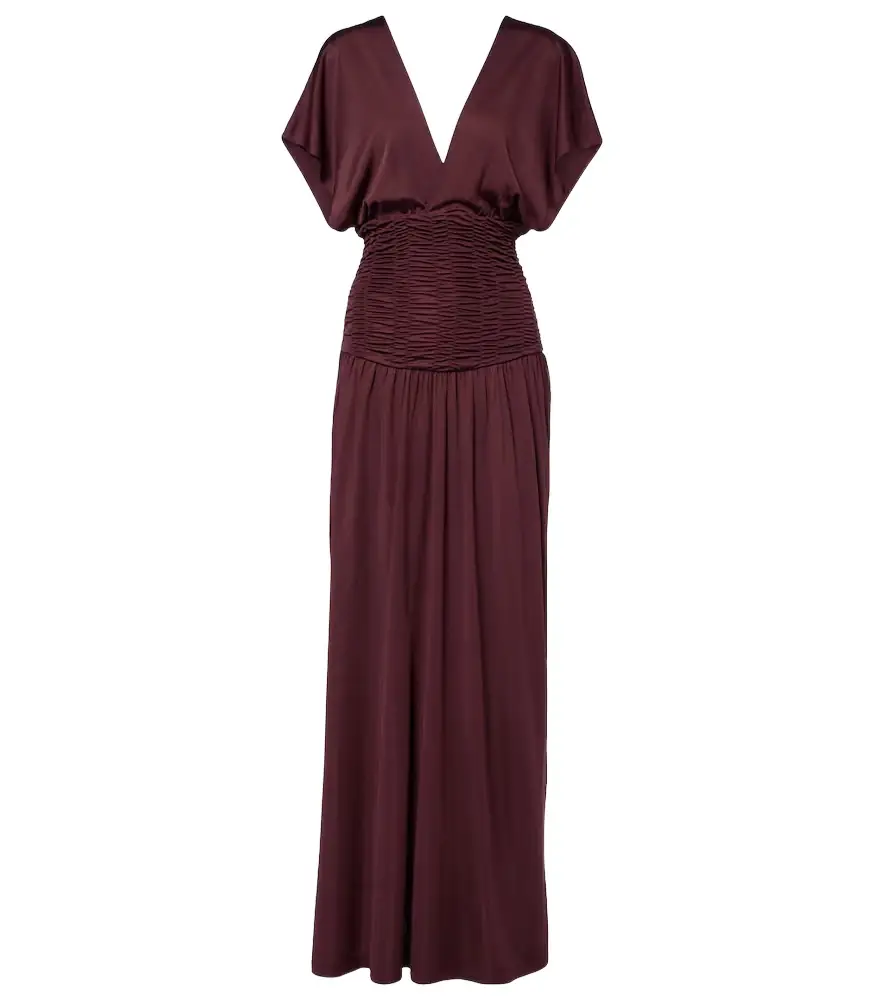 Aya Muse Anara ruched maxi dress