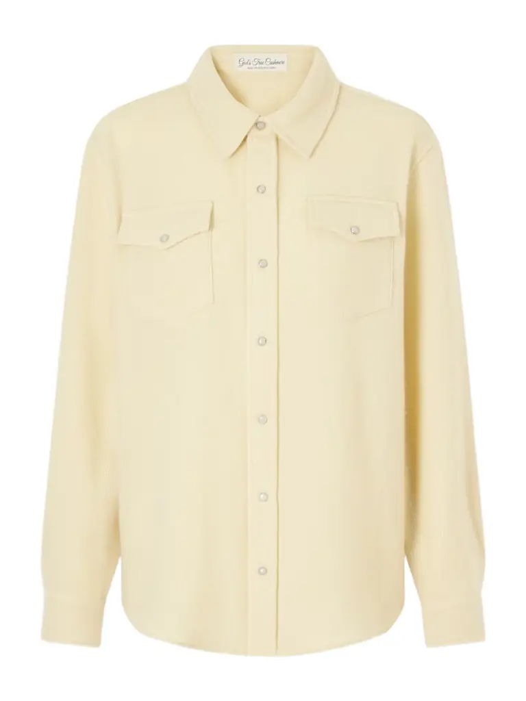 God’s True Cashmere Daffodil Cashmere Shirt
