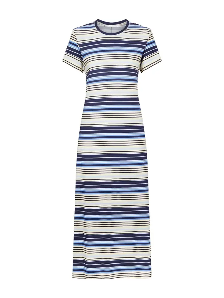 Proenza Schouler White Label Noelle Striped Jersey Maxi Dress