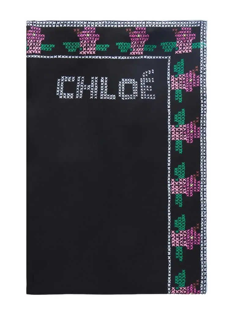 Chloé Printed Silk Scarf