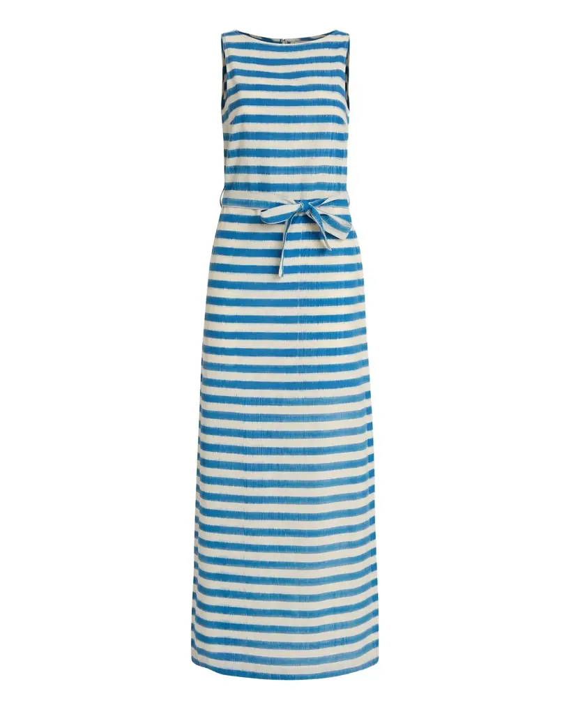 Emporio Sirenuse Kimi Dress in Ikat Stripes