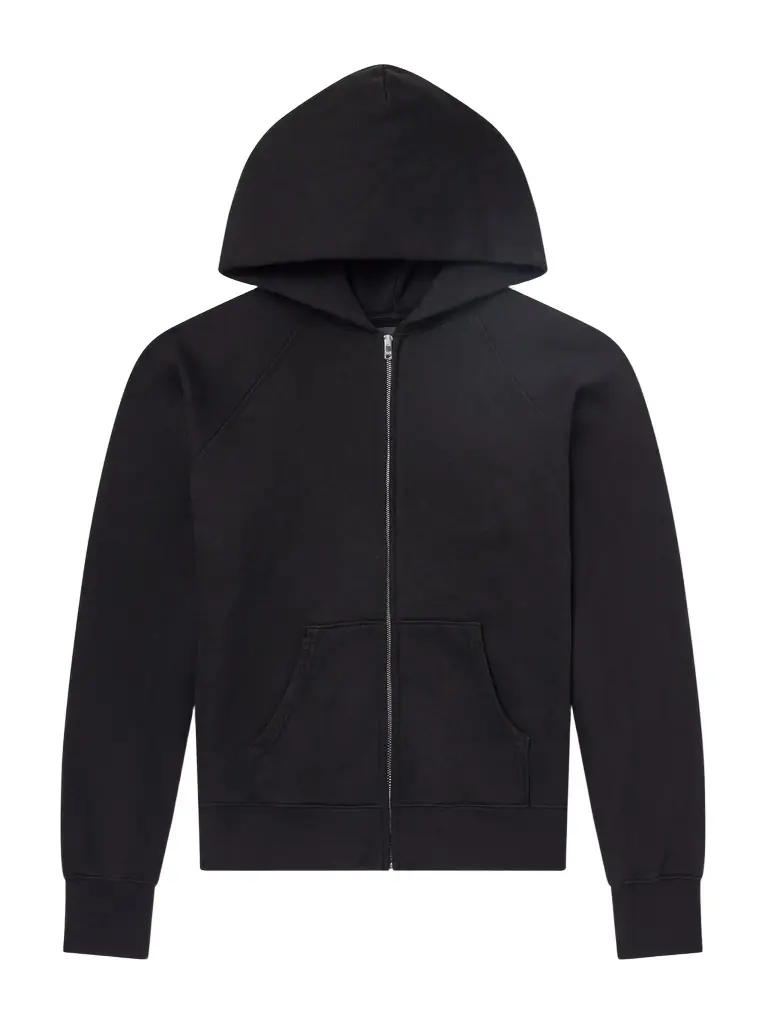 Les Tien Heavyweight Structured-Fleec Cotton-Jersey Raglan Zip-Up Hoodie - Men