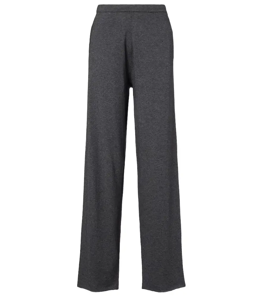 Extreme Cashmere N°353 Relax cotton-blend straight pants