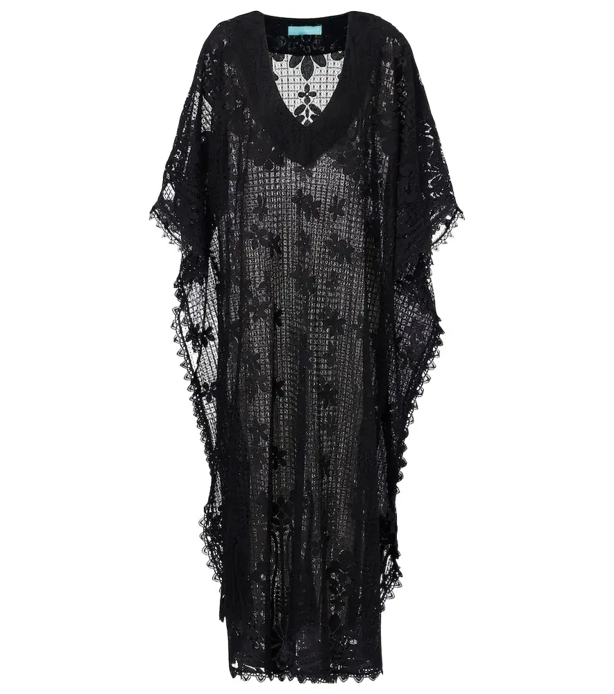 Melissa Odabash Yasin cotton-blend lace kaftan