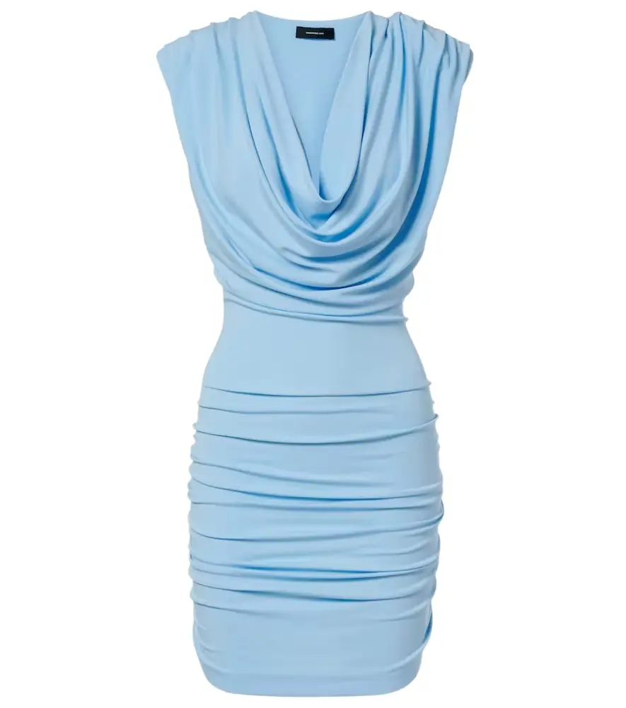 Wardrobe.NYC Wardrobe. NYC Draped jersey minidress