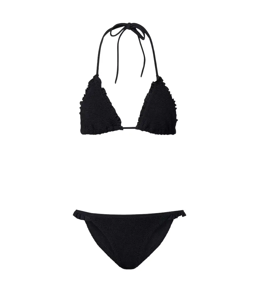 Hunza G Naomi ruffled bikini