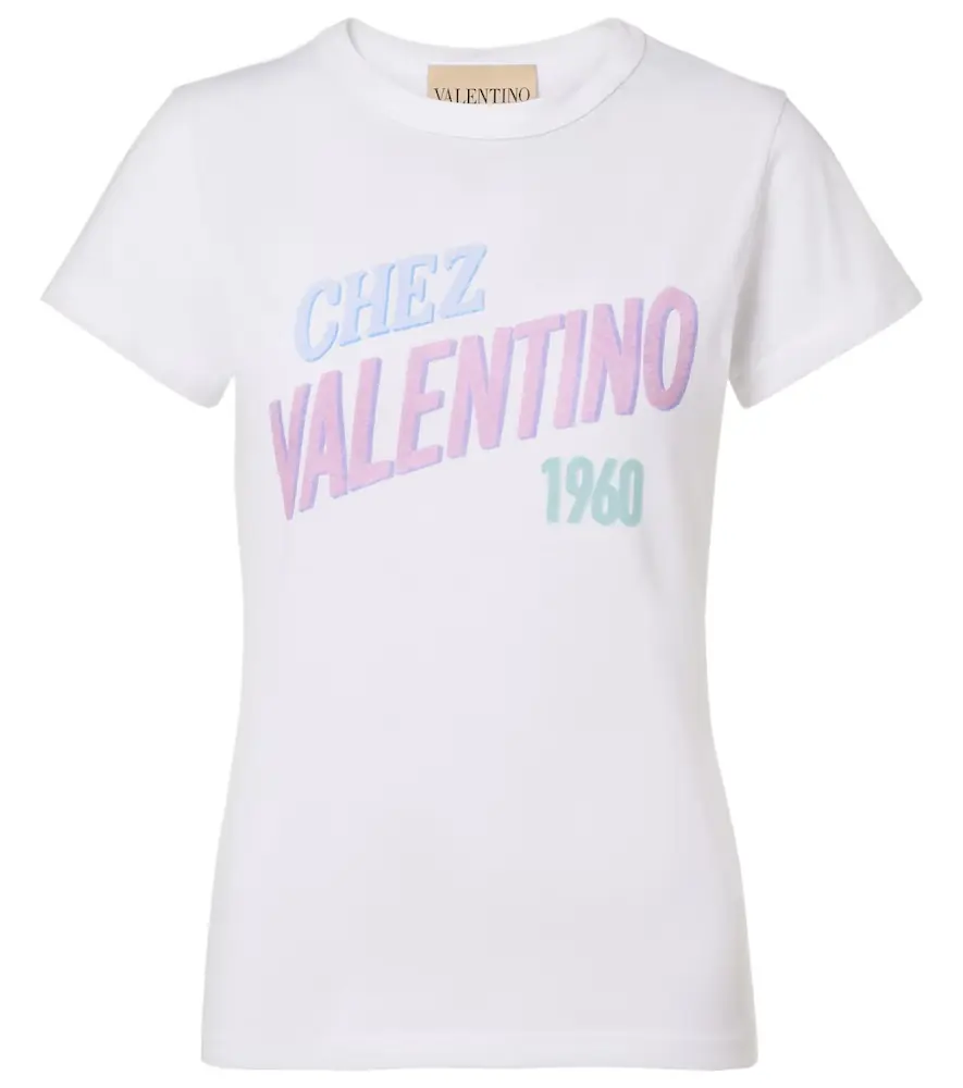Valentino Chez  cotton jersey T-shirt
