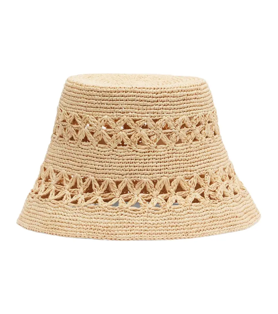 Zimmermann Raffia bucket hat