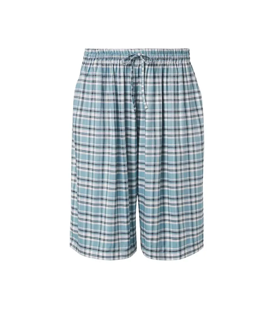 Acne Studios Plaid flannel shorts