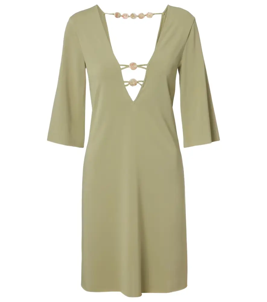 Eres Fabuleuse beaded midi dress