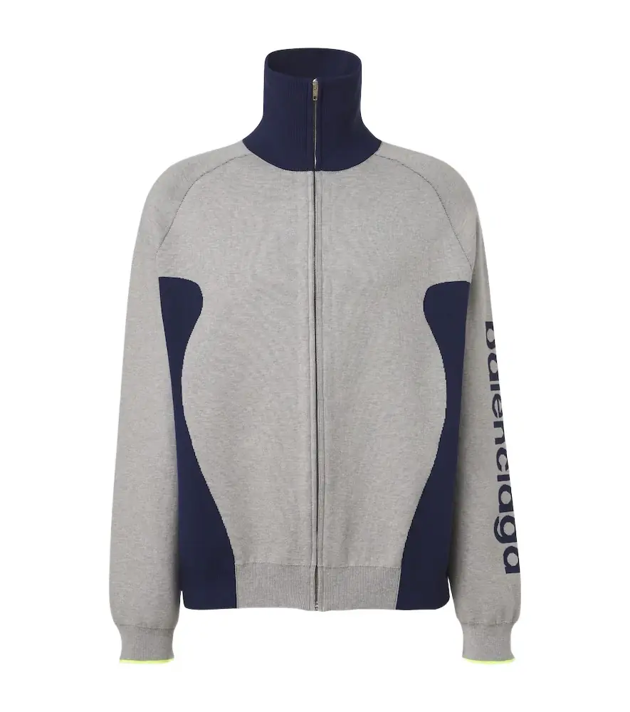 Balenciaga Bodies cotton-blend zip-up cardigan