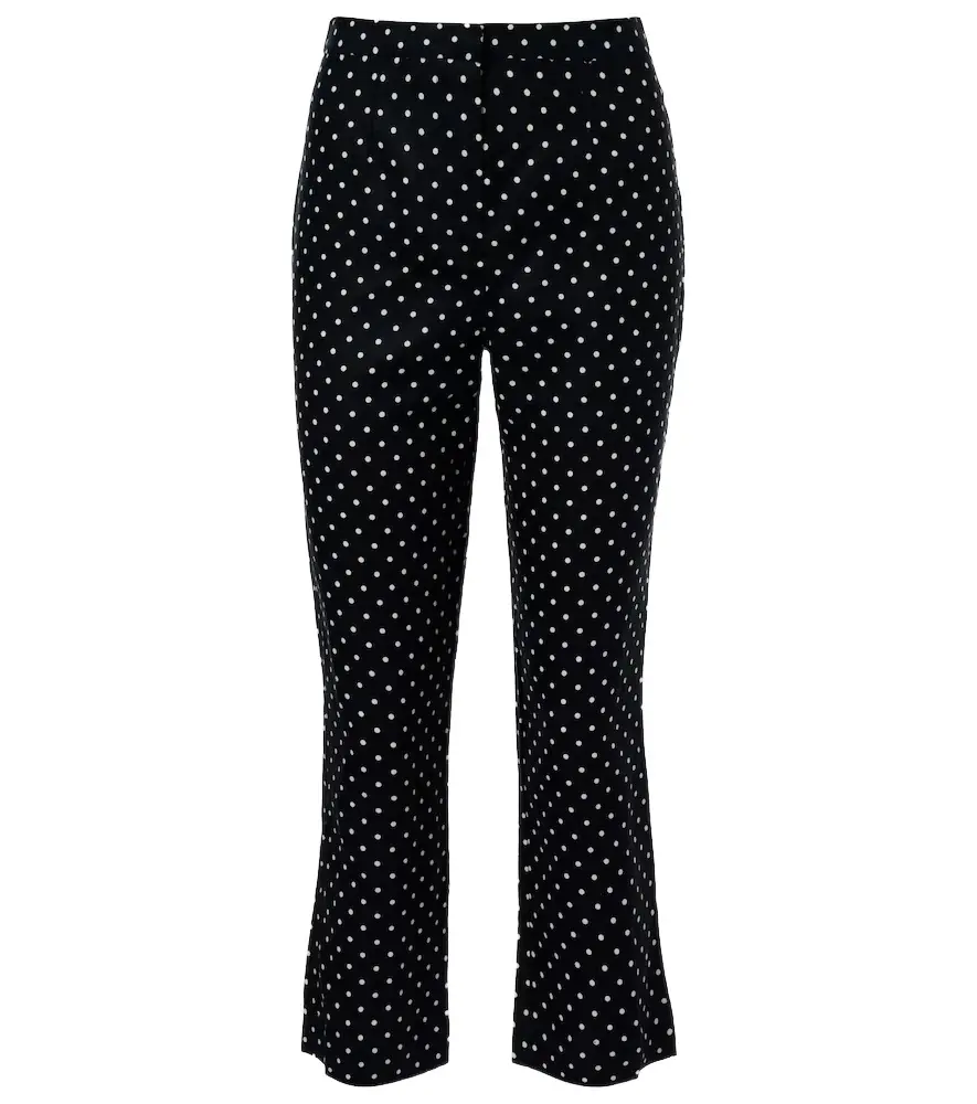 Faithfull Iria polka-dot linen capri pants - Women's Clothing