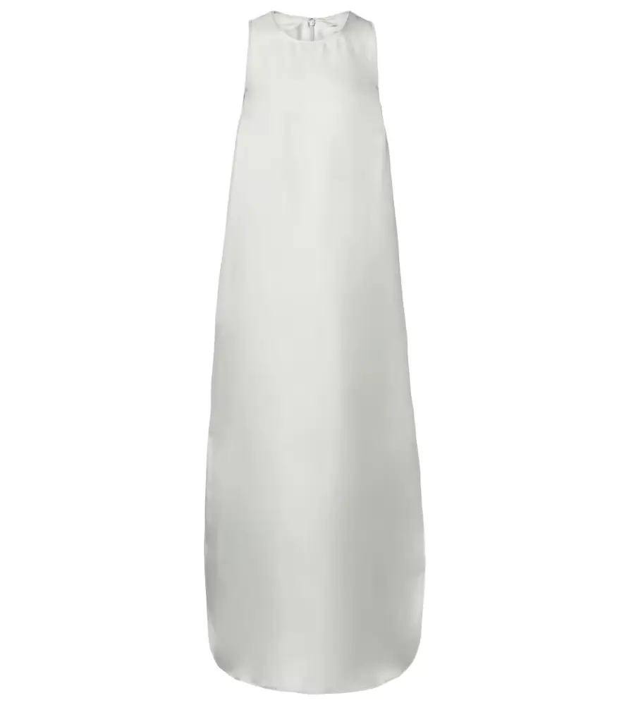 Loulou de Saison Paloma silk satin maxi dress