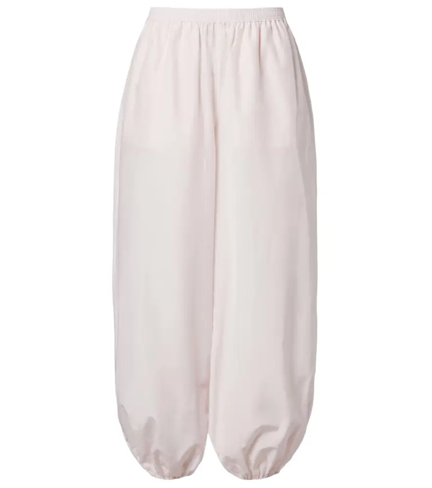 Loulou de Saison Almaya cotton and silk balloon pants