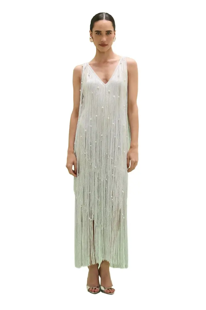 PatBo AUREA CROCHET MAXI DRESS