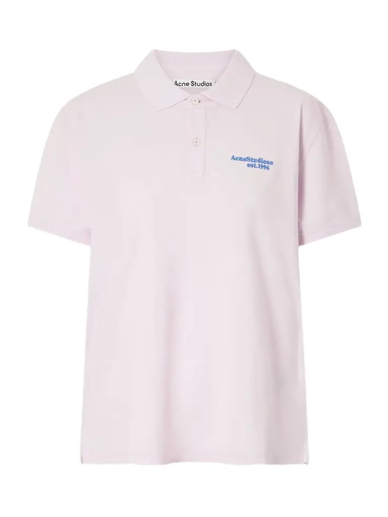 Acne Studios Embroidered Cotton-piqué Polo Shirt