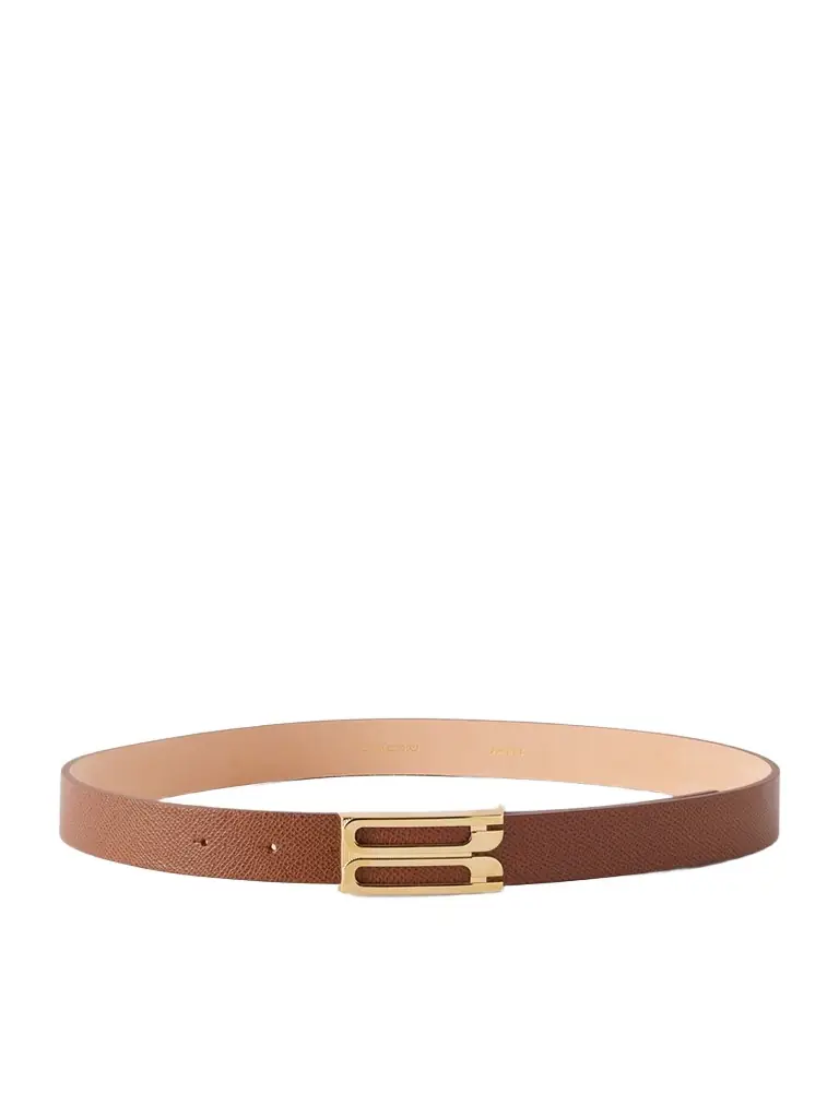 Victoria Beckham Dorian Frame Leather Belt