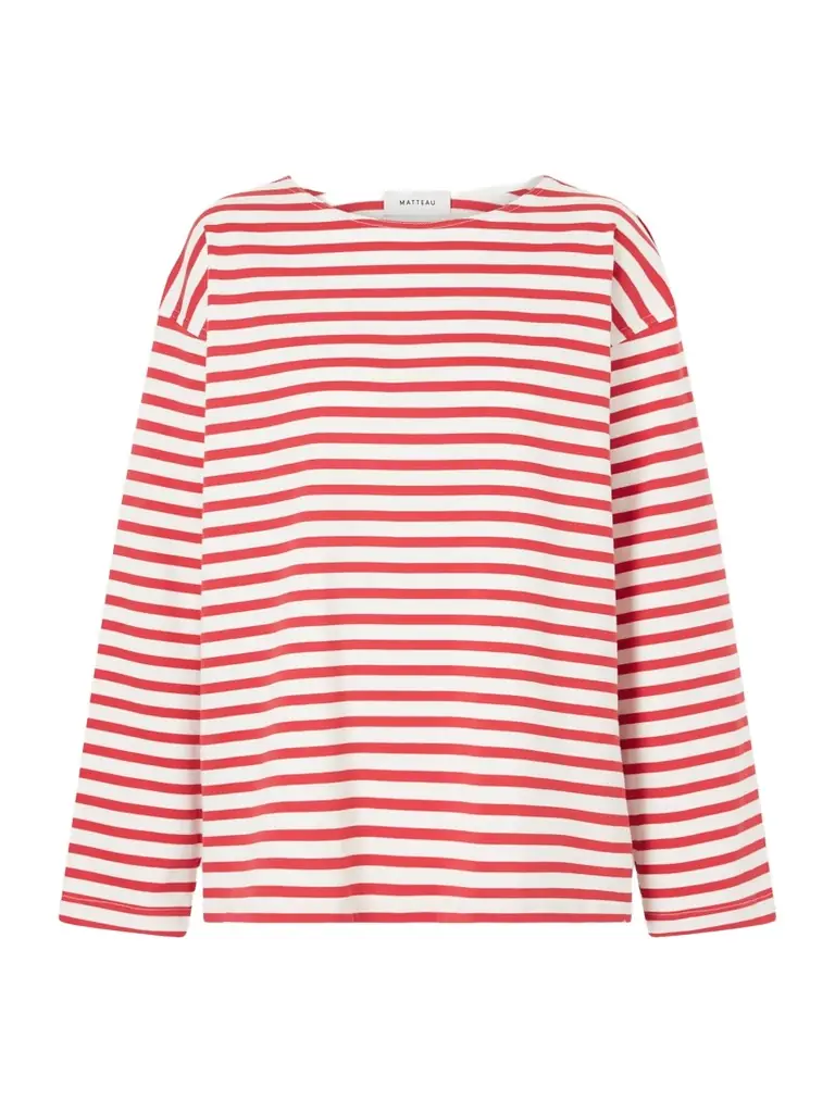 Matteau Breton Striped Cotton-jersey T-shirt