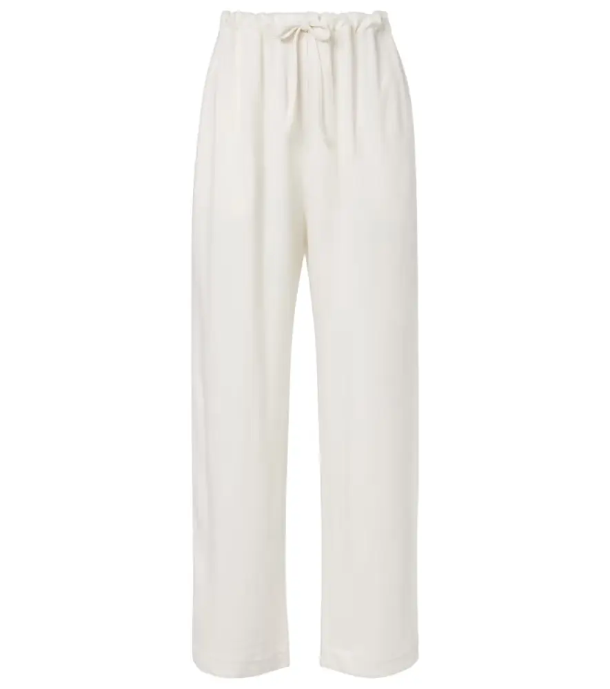 The Row Faz linen-blend wide-leg pants