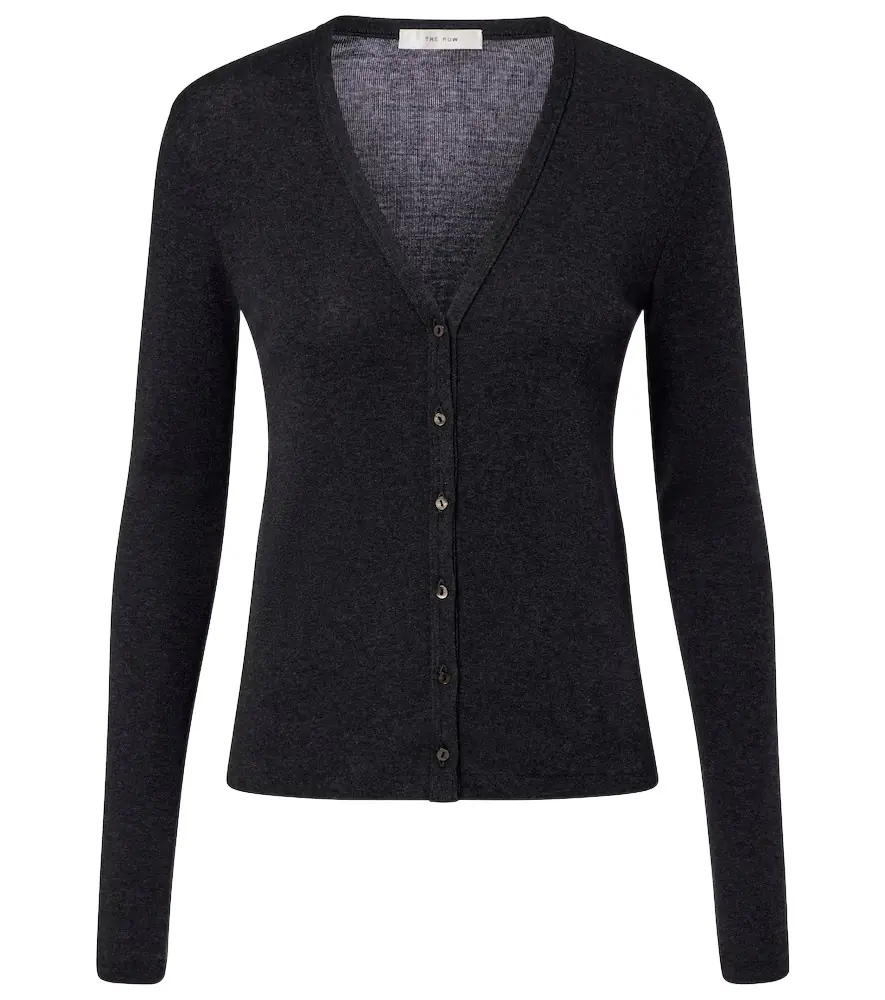 The Row Cresp cotton cardigan