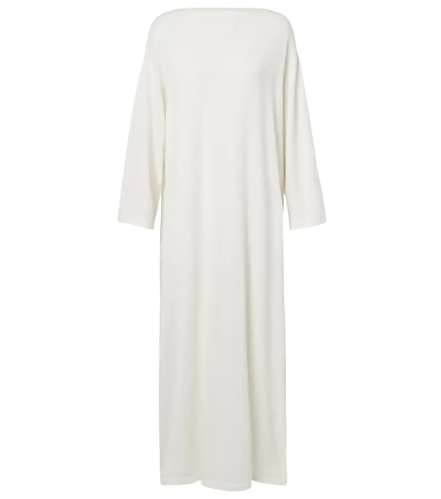The Row Odet cotton and silk jersey maxi dress