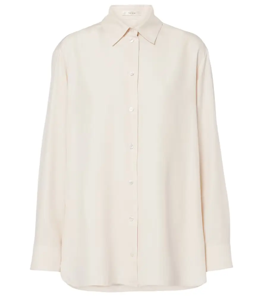 The Row Sisilia silk shirt