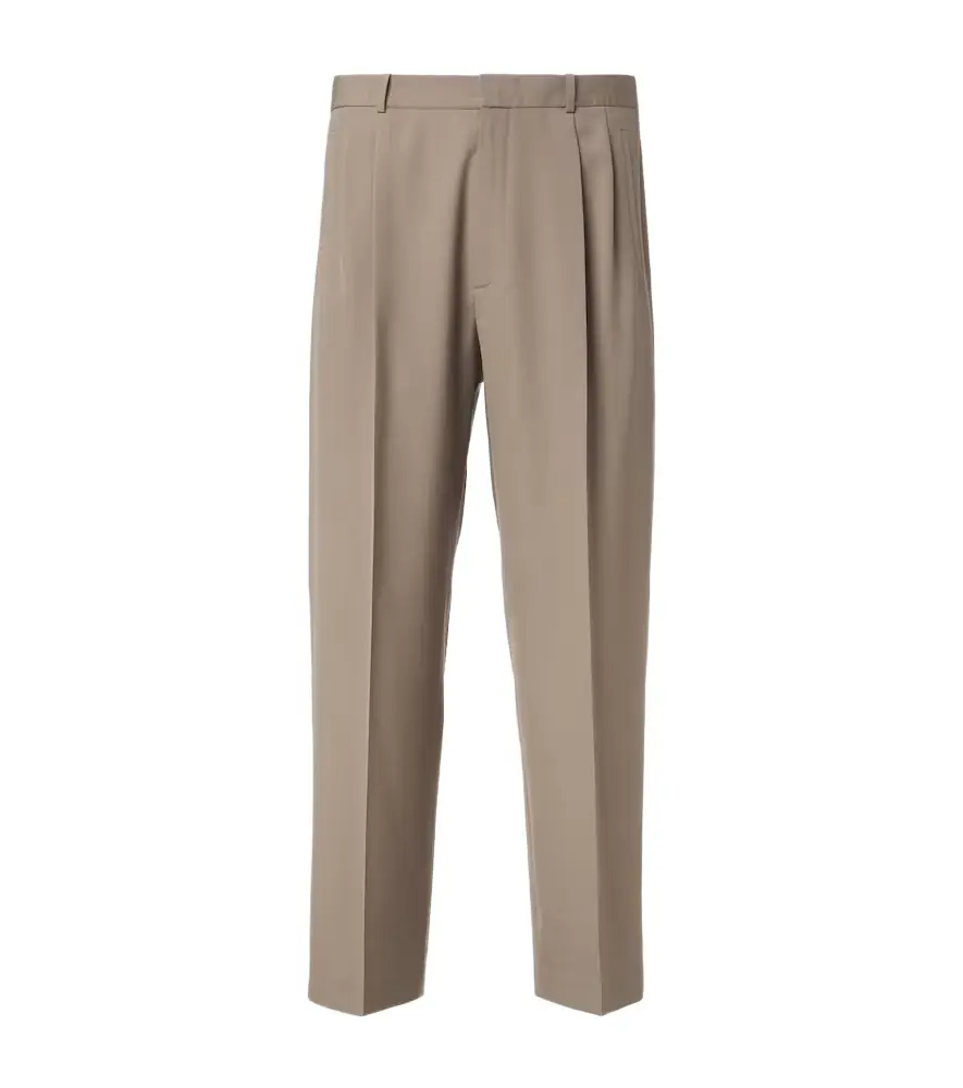 The Row Tarek wool straight pants
