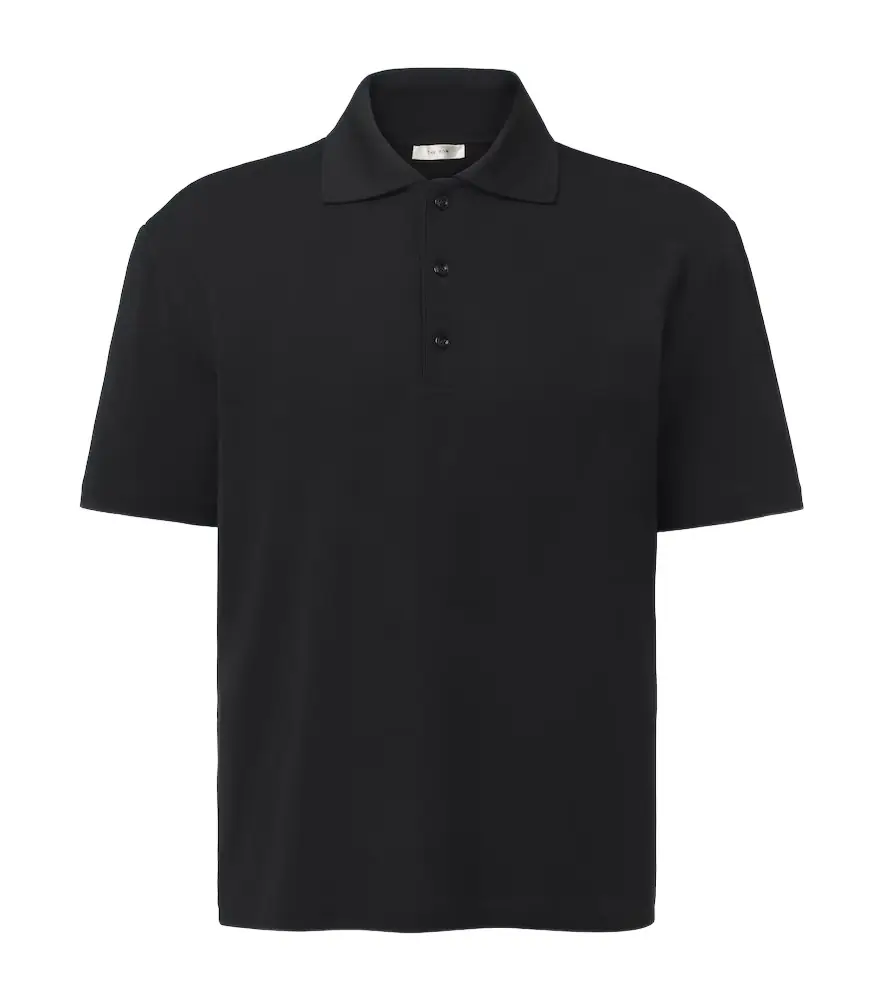 The Row Mistral wool and silk polo shirt