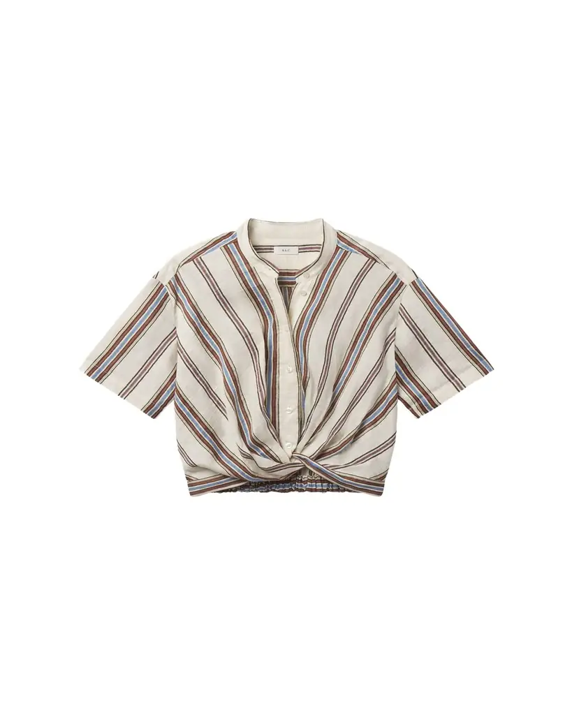 A.L.C. Leonore Gathered Linen Top