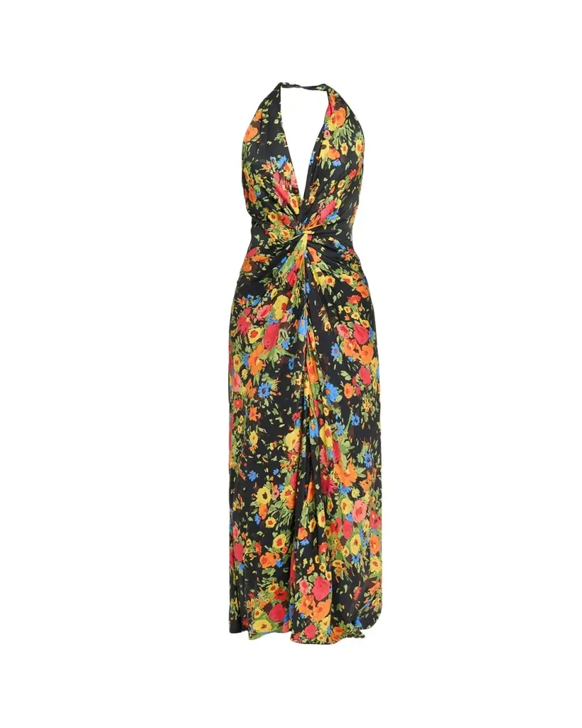 A.L.C. Mabel Floral Halter Gown