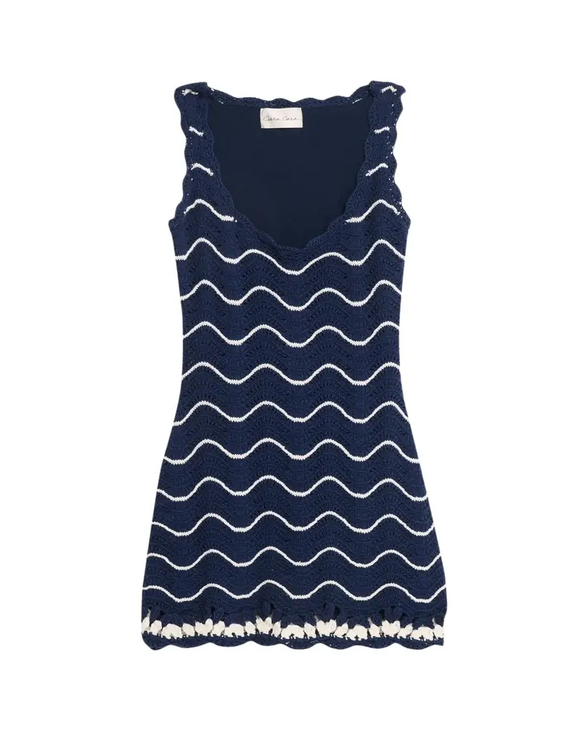 Cara Cara Orel Crochet Mini Dress