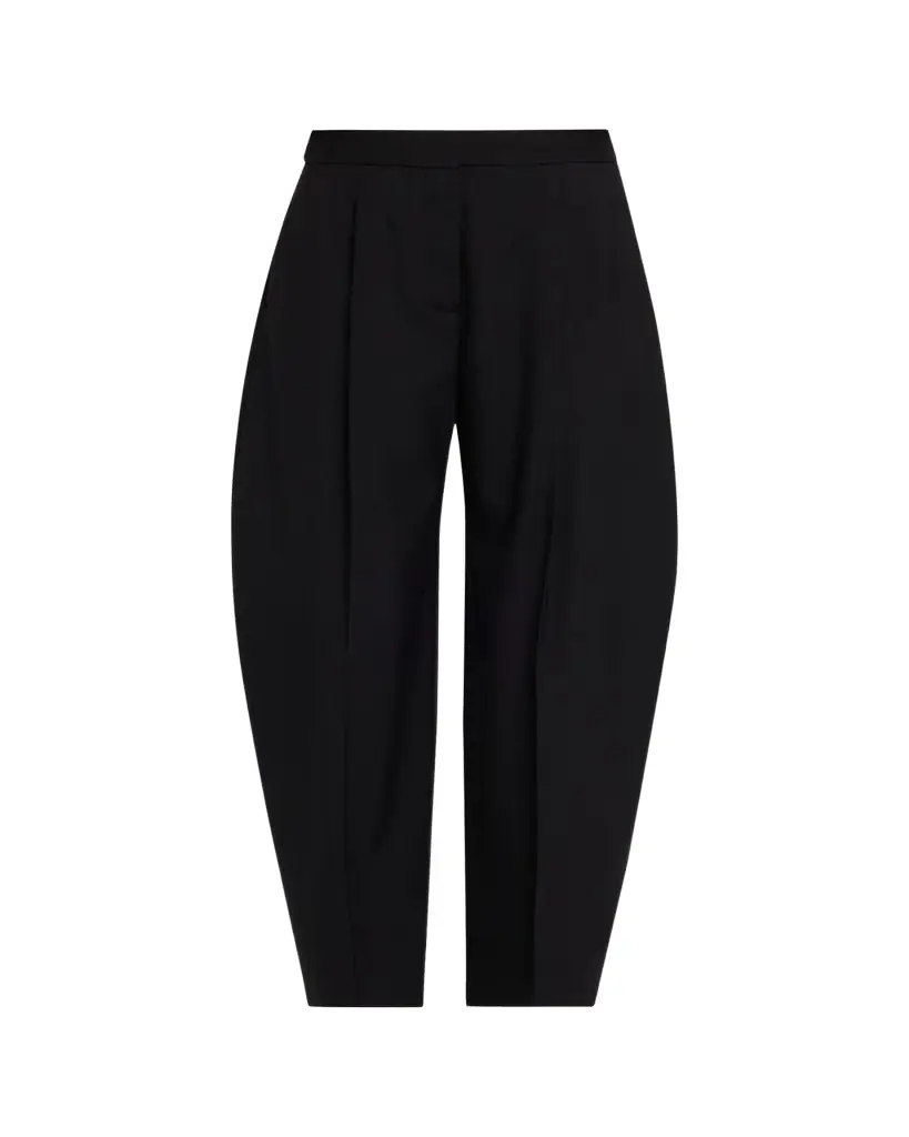 ALAIA Tailored Barrel-Leg Wool Twill Pants