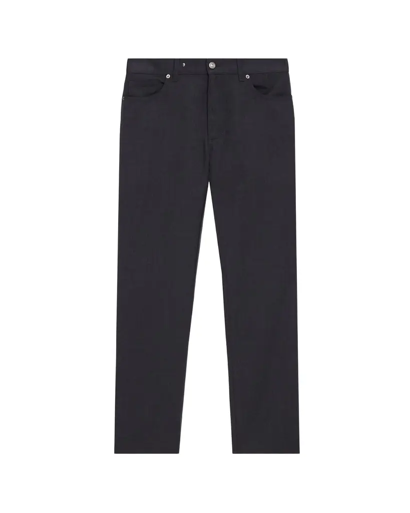 ZEGNA Men's Wool Straight Leg Five-Pocket Pants