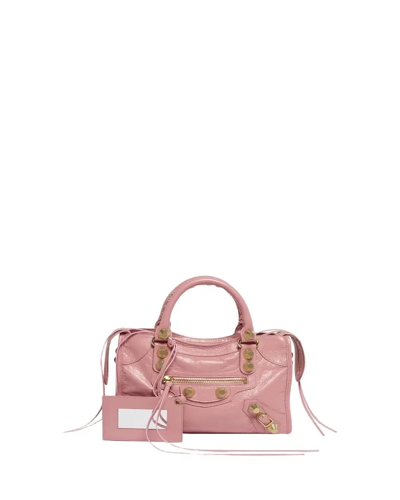 Balenciaga Le City Small Leather Top-Handle Bag