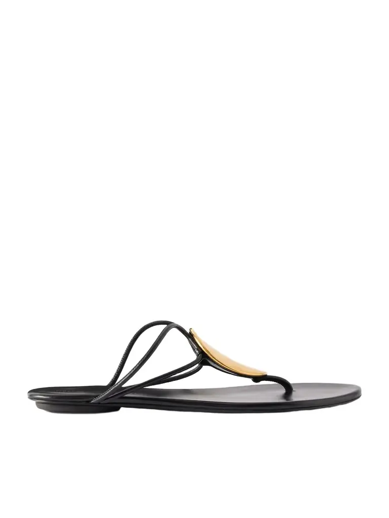 Proenza Schouler Uma Embellished Leather Sandals