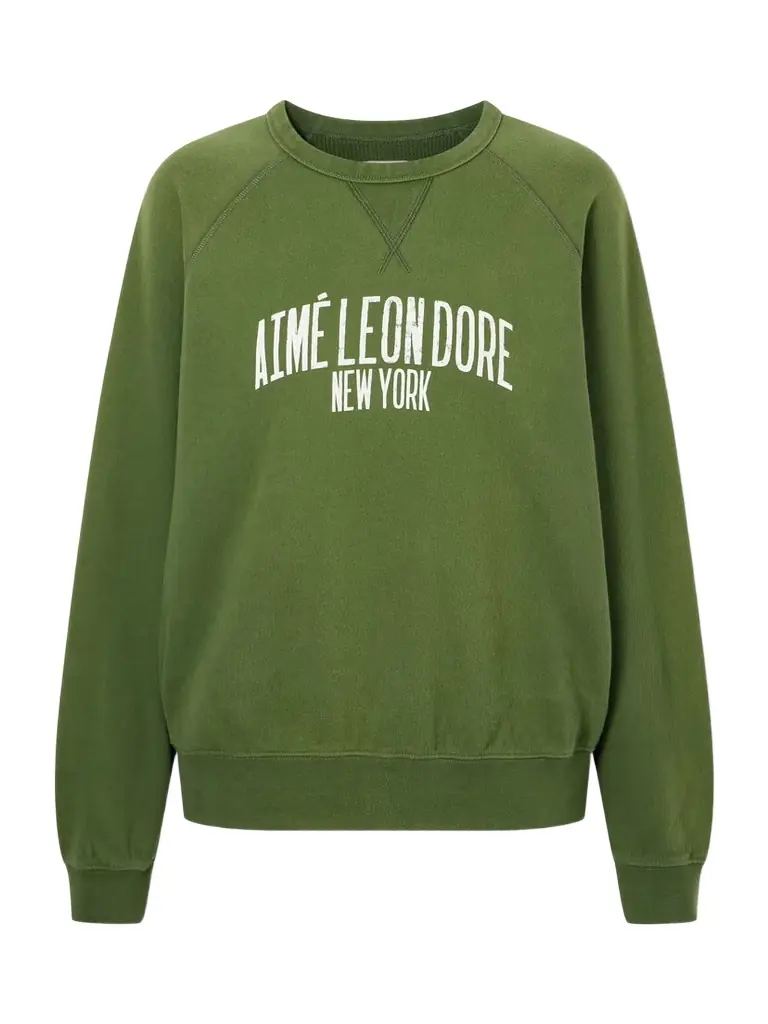 Aimé Leon Dore Logo-print Cotton-blend Jersey Sweatshirt