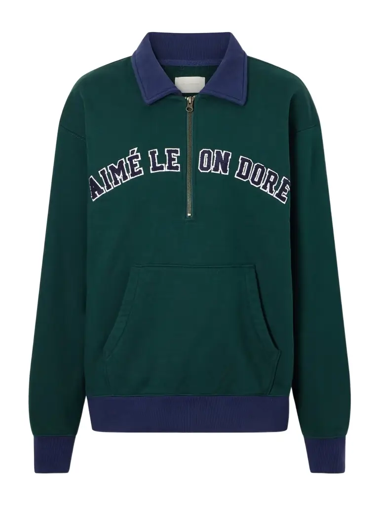 Aimé Leon Dore Logo-embroidered Cotton Sweatshirt