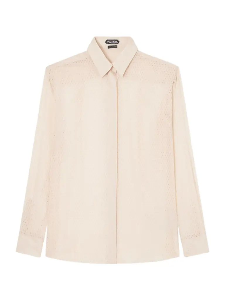 Tom Ford Oversized Silk-chiffon Shirt