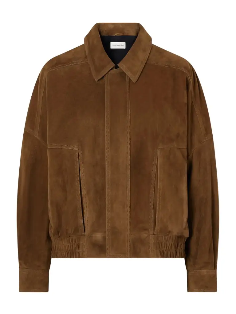 Nour Hammour Dalma Suede Jacket