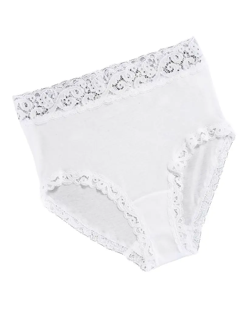 Hanro Moments Lace-Trim Full Brief