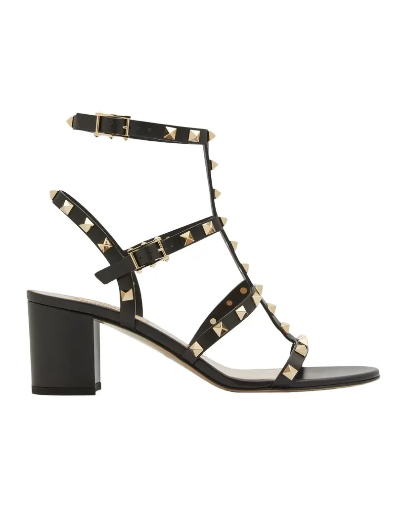 Valentino Garavani Rockstud Leather 60mm City Sandals