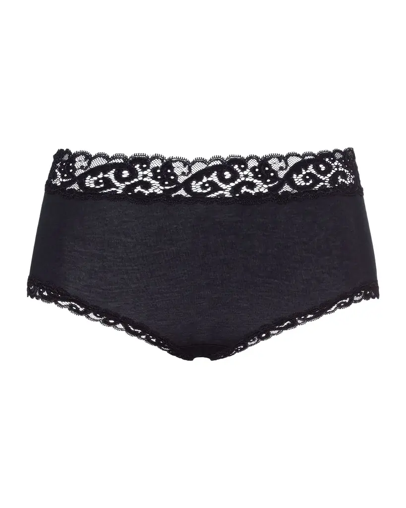 Hanro Moments Lace-Trim Full Brief