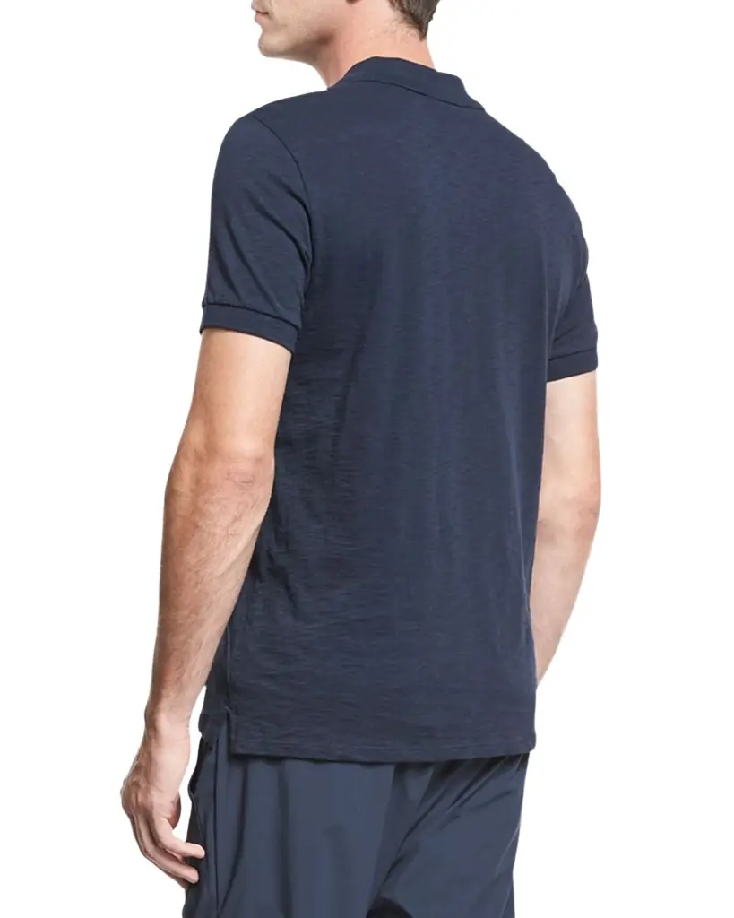 Vince Classic Slub Cotton Polo Shirt