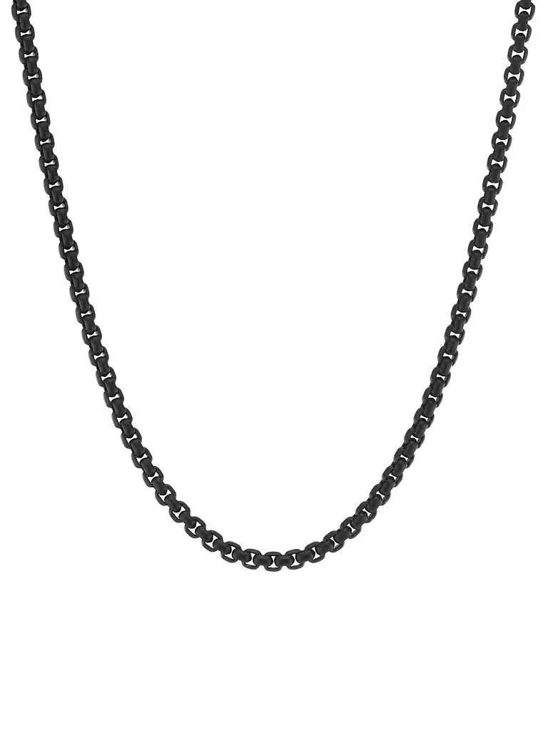 David Yurman Women's Bel Aire Color Box Chain Necklace - Black