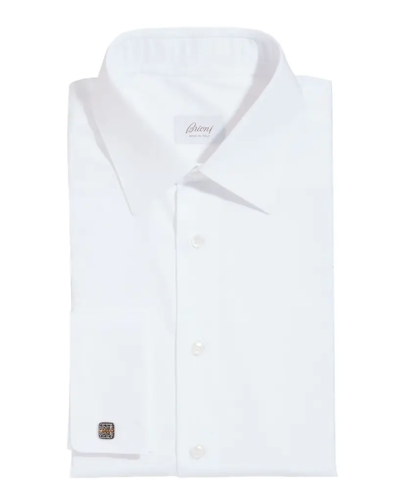 Brioni Wardrobe Essential French-Cuff Dress Shirt