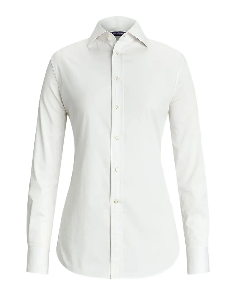 Ralph Lauren Collection Charmain Slim-Fit Stretch Poplin Shirt